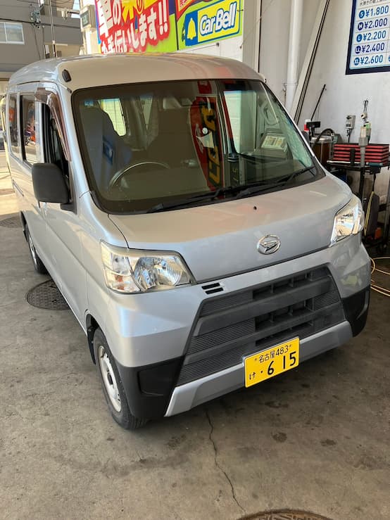 ハイゼットカーゴの施工事例1