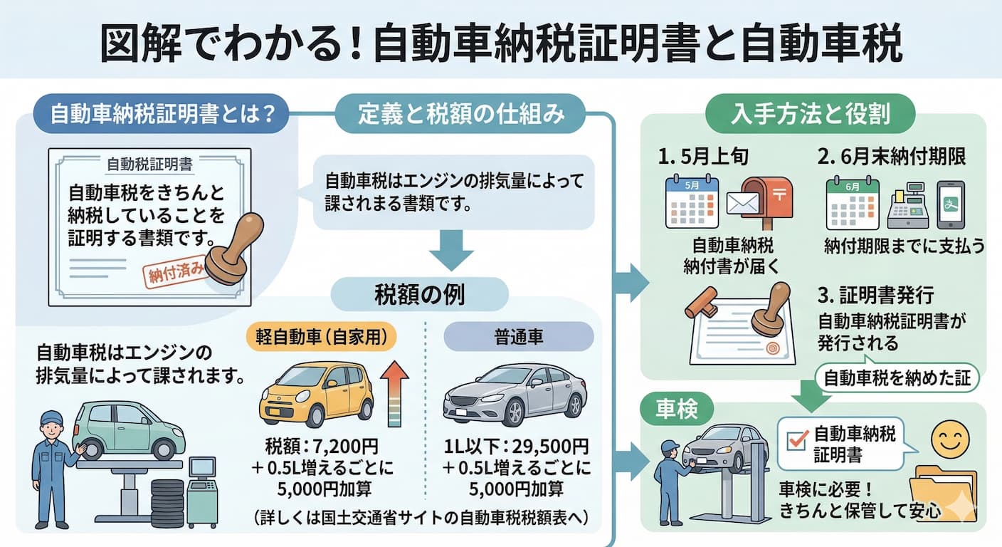 自動車納税証明書とは？