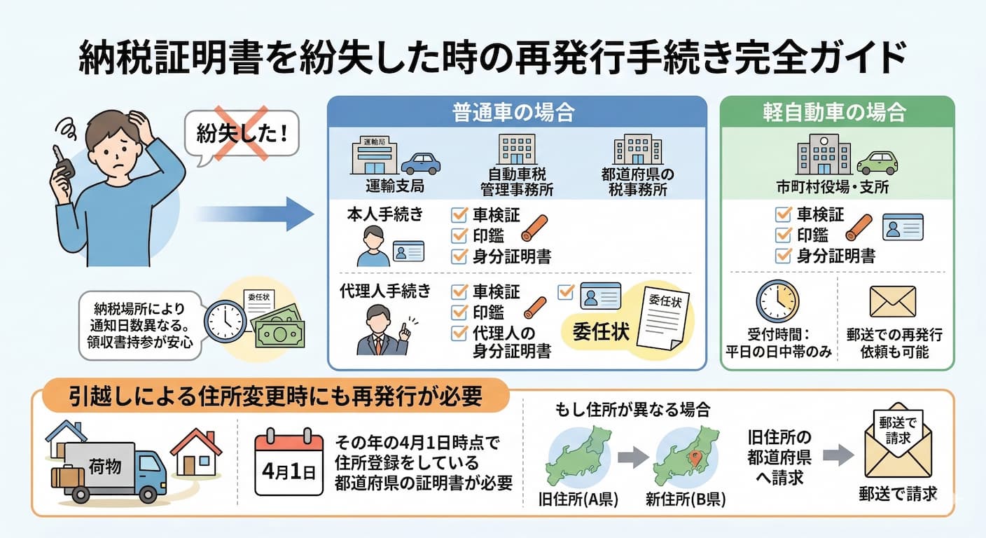 納税証明書を紛失するとどうなる？