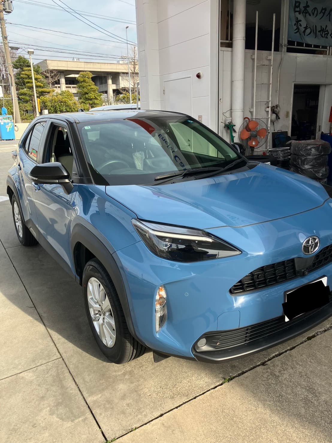 ヤリスクロスの施工事例1