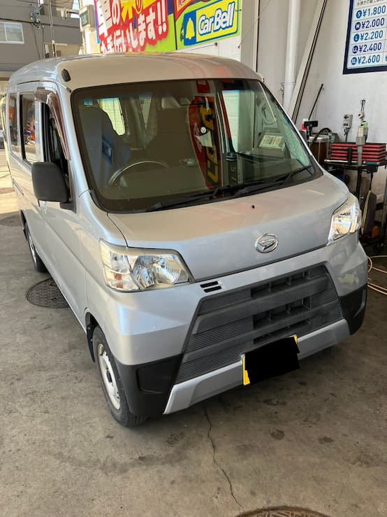 ハイゼットカーゴの施工事例1