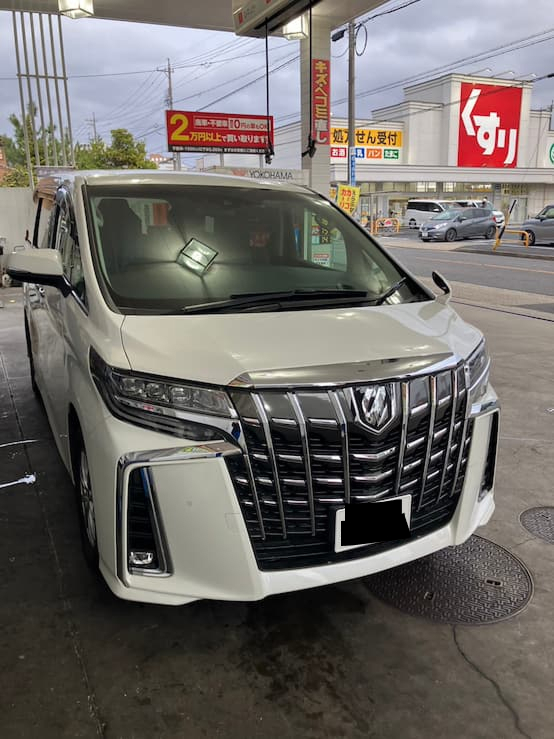 アルファードの施工事例1